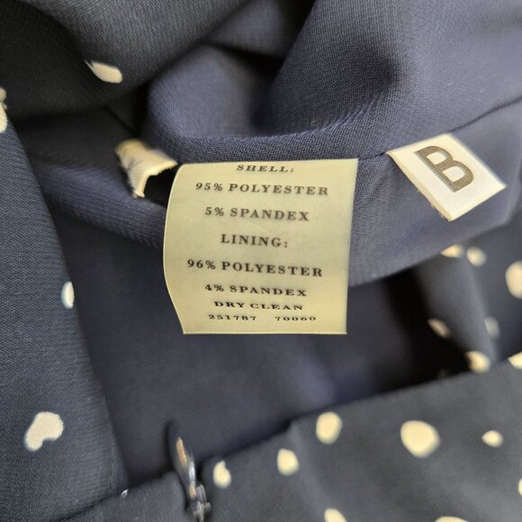 Ann Taylor Polka Dot Pleated Mini Skirt Size 12 - Picture 6 of 6